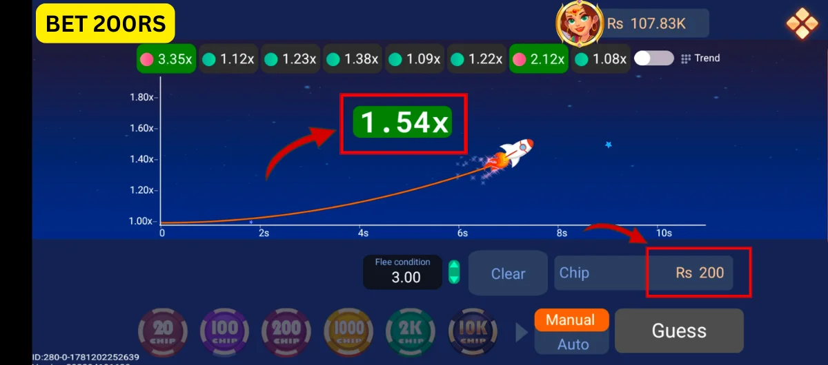 Crash game Card Rummy Pakistan real test